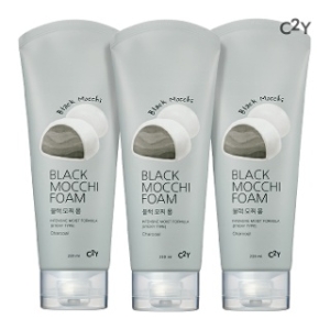 C2Y 블랙 모찌 폼 클렌징 220ml (3개)_이미지