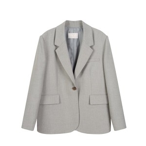플라스틱아일랜드 여성 원버튼 싱글 기본 자켓 PR1EJ261_이미지