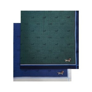 닥스 강아지 자수 손수건_DEO2106_이미지