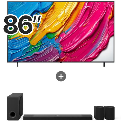 LG전자 QNED AI 86QNED65ABA (스탠드+사운드바, S95TR)_이미지