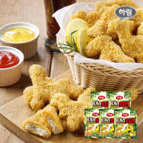하림 용가리 치킨 450g (5개)_이미지
