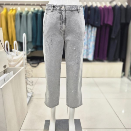 프렐린 그레이 페인팅 배기 데님팬츠 RPD262S70_SC_이미지