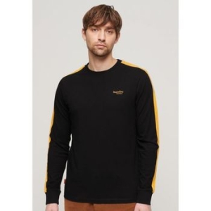  에트로 4380985 Superdry ESSENTIAL LOGO R Long sleeved top black track gold