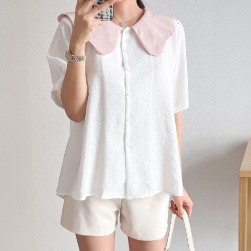 아이우먼 셀러허브 몬드카라웨이브블라우스 BNS328M406 빅사이즈 셀러허브_이미지