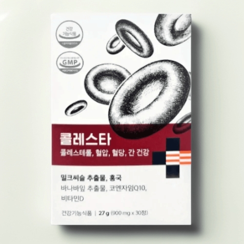 우리바이오 나우케어 콜레스타 900mg 30정 (8개)_이미지