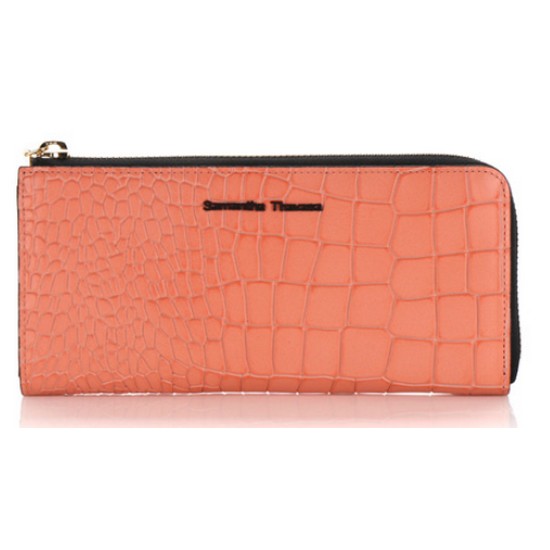 한국에스티엘 사만사쁘띠초이스 카렌 ㄱ자 지퍼 장지갑