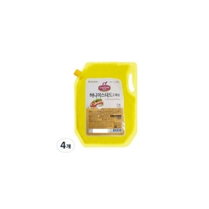 쉐프원 허니머스타드 드레싱 2kg (4개)_이미지