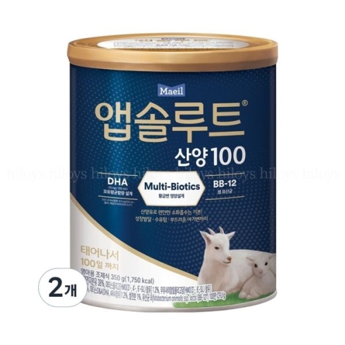 매일유업 앱솔루트 산양 100 350g (2개)_이미지