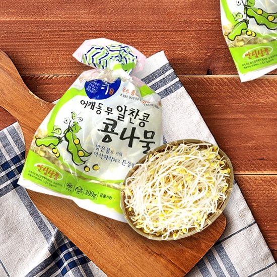 어깨동무 알찬콩 콩나물 300g (1개)_이미지