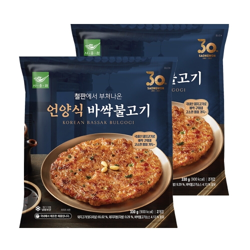 사옹원 언양식 바싹불고기 330g (2개)_이미지