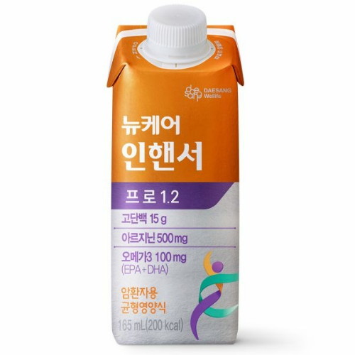 대상웰라이프 뉴케어 인핸서 프로 1.2 165ml이미지입니다. 누르면 해당 게시물로 새창이동합니다.