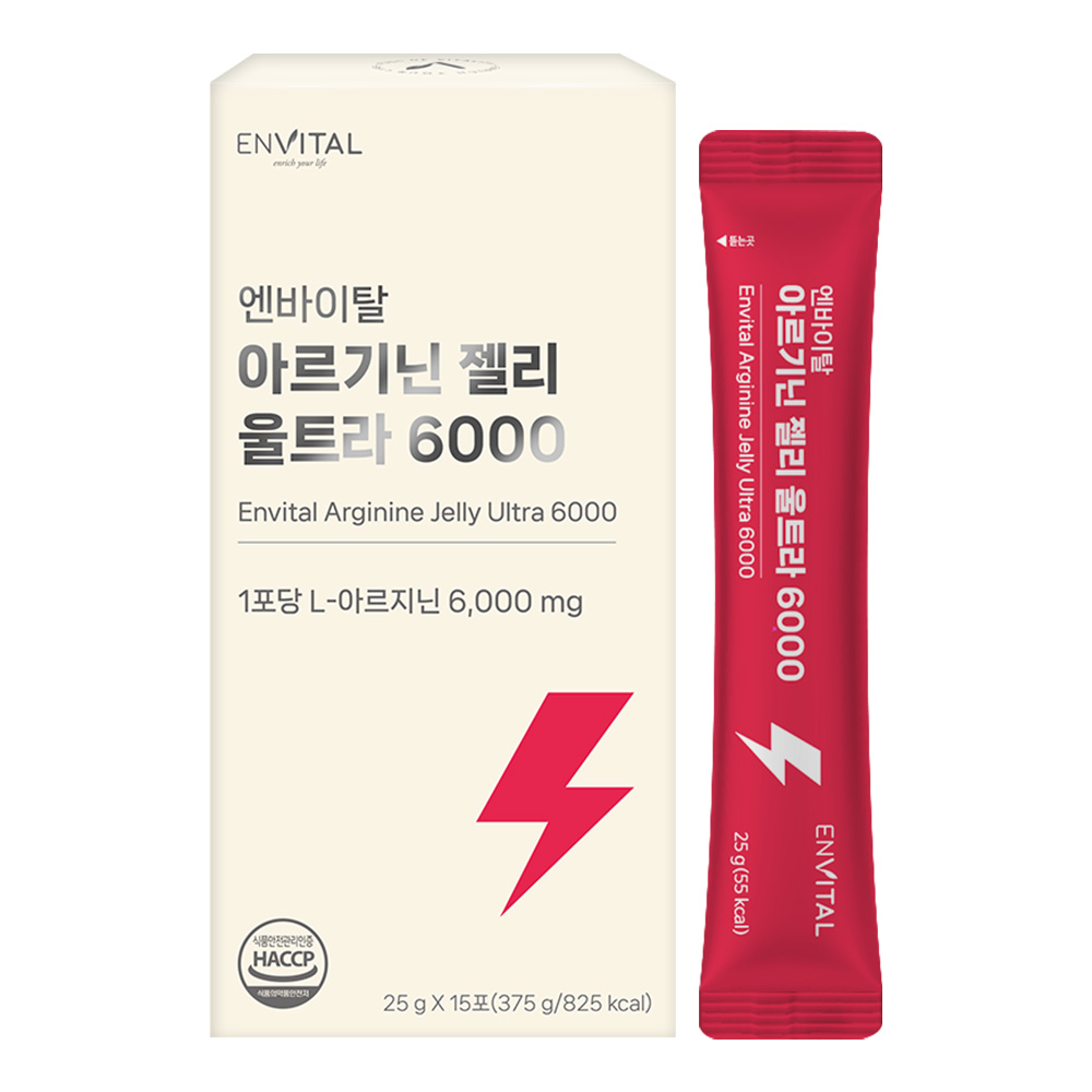 엔바이탈 아르기닌 젤리 울트라 6000 15포 (1개)_이미지