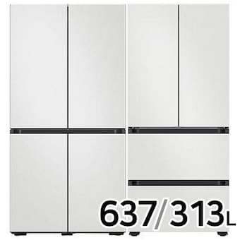 삼성전자 비스포크 키친핏 Max RM70F64R1A + 키친핏 코타 <b>RQ33DB74C1AP</b> (화이트)