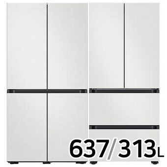 삼성전자 비스포크 키친핏 Max <b>RM70F64R1A</b> + 키친핏 코타 RQ33DB74C1AP (화이트)