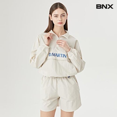 BNX 긴팔 티셔츠 밴딩 숏 팬츠 셋업 BW1OP026L0_이미지