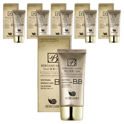 엘케이코스메틱 베르가모 매직 스네일 비비크림 50ml (6개)