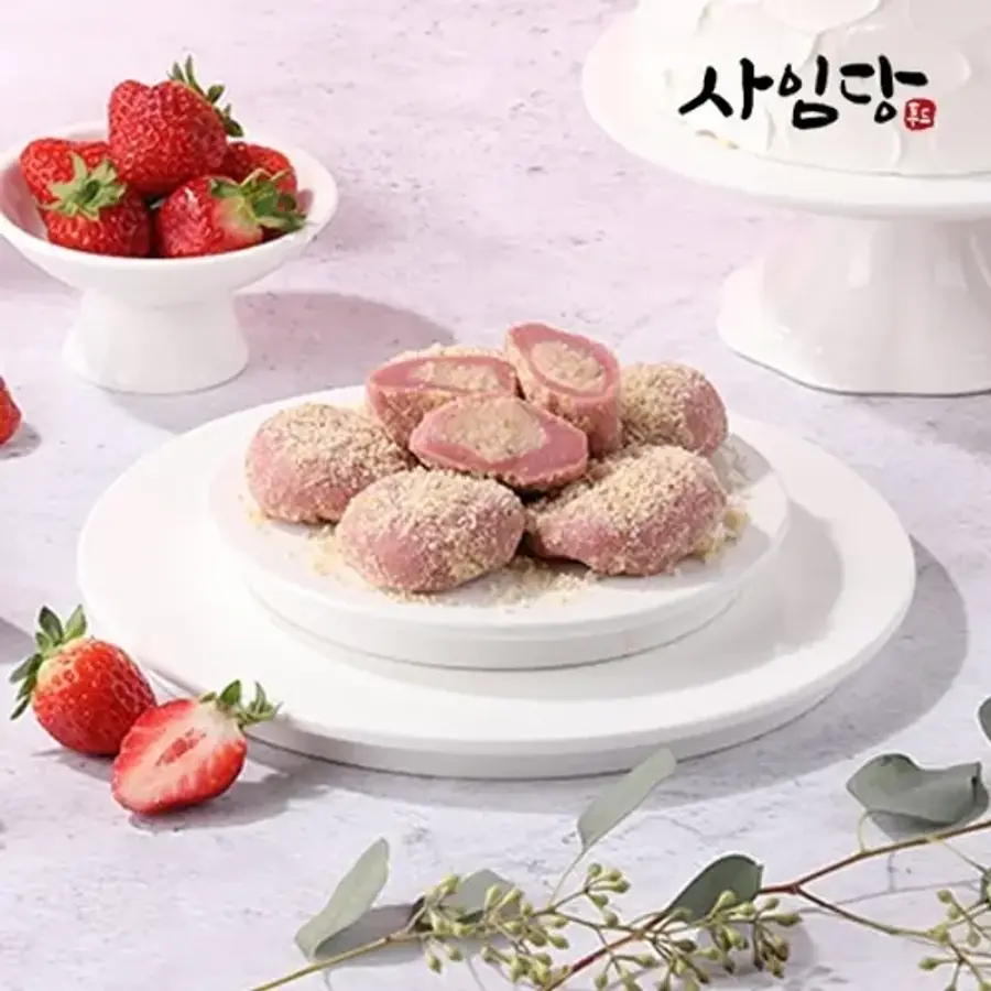 사임당푸드 딸기 생크림케익 찹쌀떡 240g