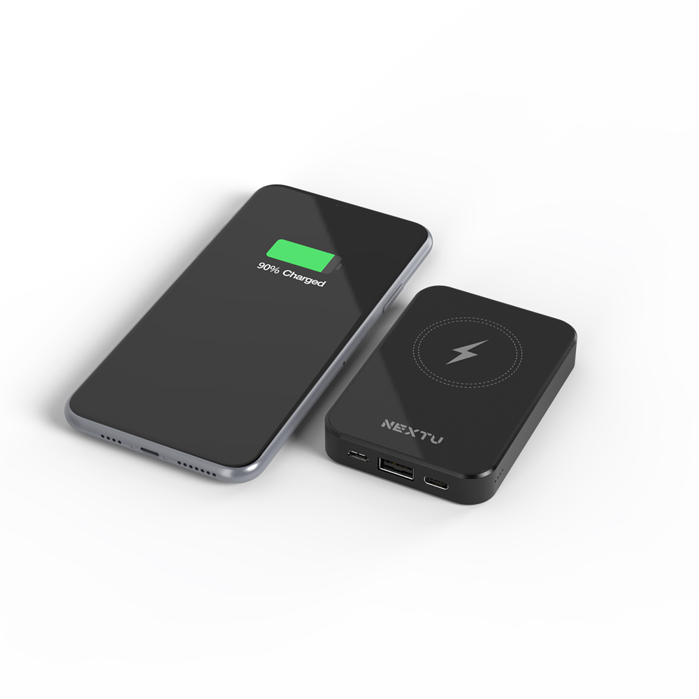 이지넷유비쿼터스 NEXTU 맥세이프 보조배터리 NEXT-5007WPB-MAG 5000mAh_이미지