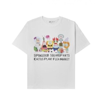 유니클로 UT x CPFM x 스폰지<b>밥</b> 반팔 티셔츠 A 화이트 474451-00