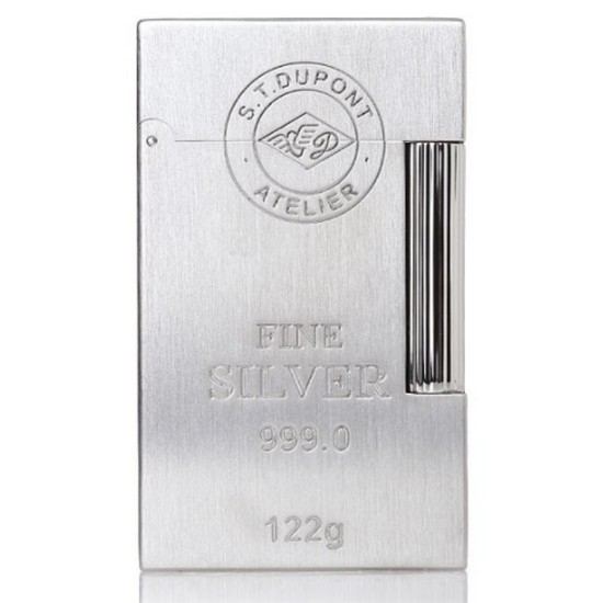 에스티듀퐁 실버바 문양 라이터 CA16647-JJ