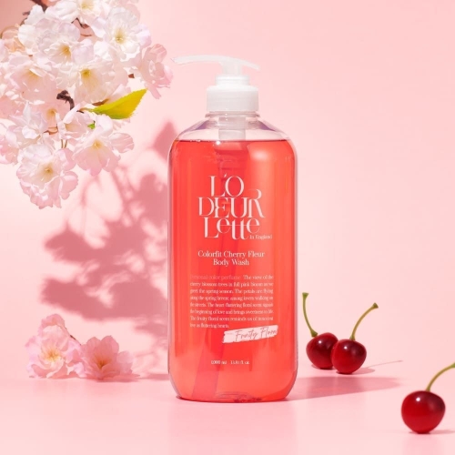 로더렛 컬러핏 바디워시 체리플뢰르 1000ml (1개)_이미지