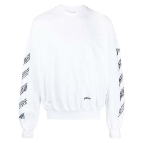 오프화이트 스웨터 OMBA067S23FLE0040110 WHITE