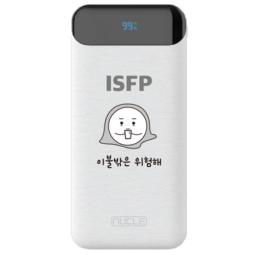 뉴클 MBTI 슬림파워 보조배터리 NCPB-10KPD-15-LGC 10000mAh_이미지