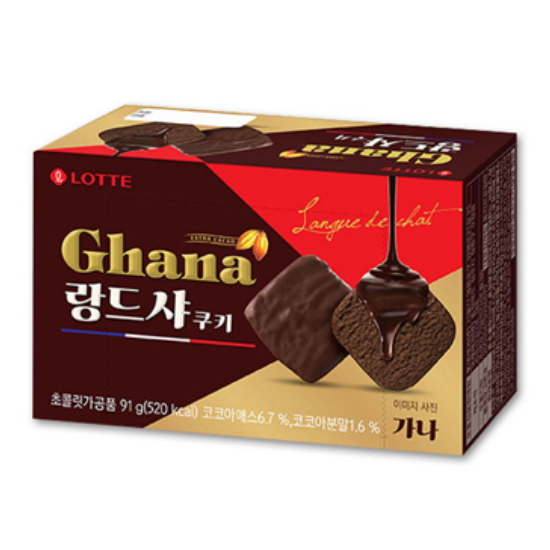 롯데웰푸드 가나 랑드샤 쿠키 91g (5개)_이미지
