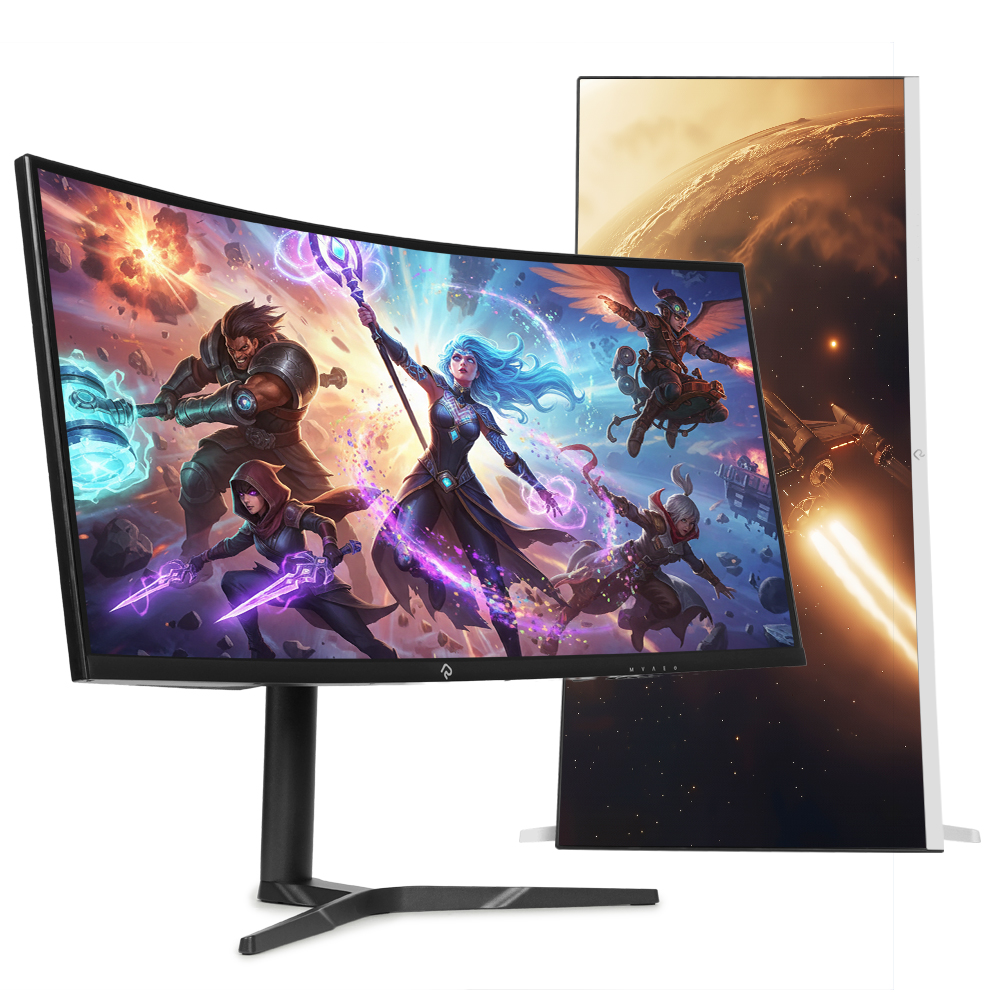 래안텍 PANTHEON CQA34C80SM 블랙 FastVA 180 UWQHD PD65 멀티스탠드_이미지