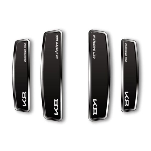 DXSOAUTO 블랙 쉴드 엠블럼 도어가드 (K8)_이미지