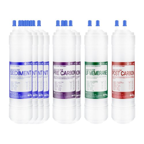 필터테크 11인치 단방향 UF 1년 호환필터 4종 세트 (고급형)_이미지