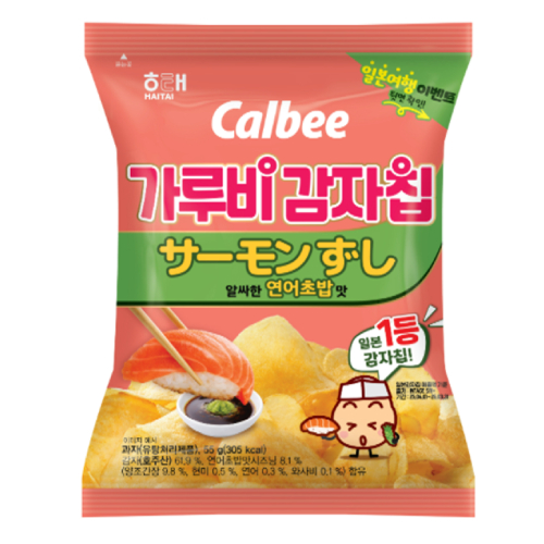 가루비 감자칩 연어초밥맛 96g