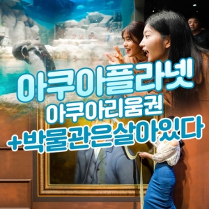   제주 BIG2 아쿠아플라넷 특별권 + 박물관은 살아있다 [청소년1] 상품이미지