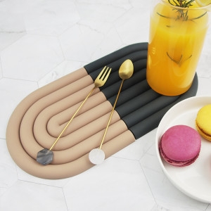 키친구 골드 디저트 과일 찻잔 티 스푼 포크 2P 세트