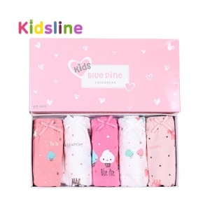 61소프트콘 삼각팬티 5매입 아동속옷 유아 주니어속옷 여아팬티