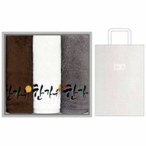 송월타월 보름달 한가위 2매 선물세트 190g [3장]