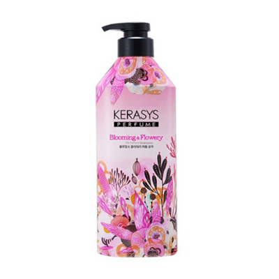 애경 케라시스 블루밍 앤 플라워리 퍼퓸 샴푸 980ml (4개)