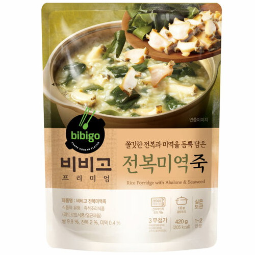 CJ제일제당 햇반 소프트밀 전복미역죽 420g (18개)_이미지