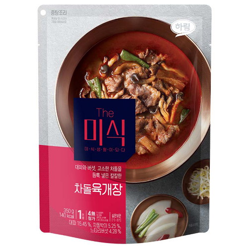 하림 The미식 차돌 육개장 350g (5개)