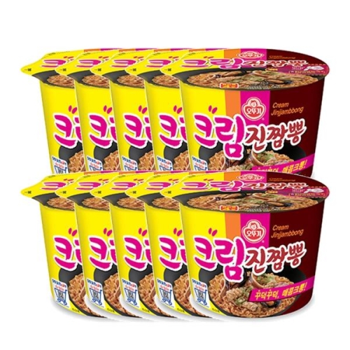 오뚜기 크림진짬뽕 큰컵 105g (10개)_이미지