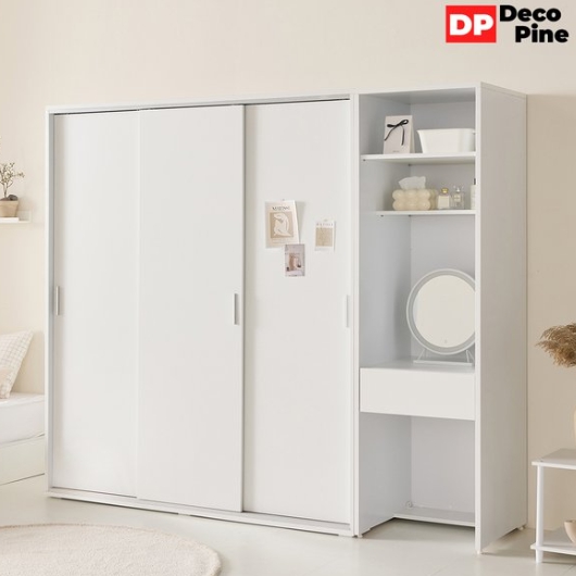 리즈 슬라이딩 S세트 옷장 2400