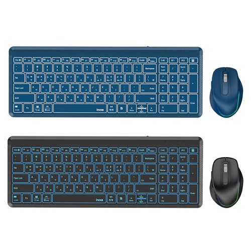 퓨전에프앤씨 INOTE KR100RB 무선 키보드 마우스 세트_이미지
