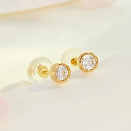 ��غ��� 14K ���� ���� ť�� �Ͱ��� 3mm �ѽ� JAE40416