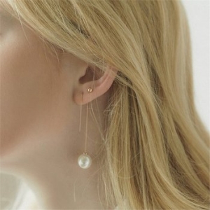 티오유 Seven Silver Pin Earring_cl777