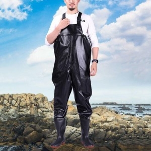 [불명] 방수 두꺼운 가슴장화 겨울 전신장화 카모 Y0121905K