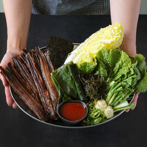 맛군 구룡포 해풍맞아 꾸덕한 손질 햇 꽁치 과메기 5미 10쪽 단품 (1개)_이미지