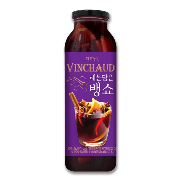 다농원 레몬담은 뱅쇼 950g (1개)_이미지