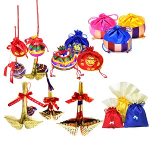 [불명] 복조리 복주머니 새해선물 색동복조리 복조리세트_이미지