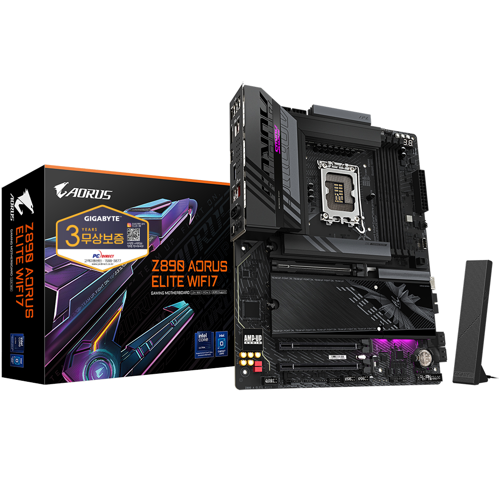 GIGABYTE Z890 AORUS ELITE WIFI7 피씨디렉트이미지입니다. 누르면 해당 게시물로 새창이동합니다.