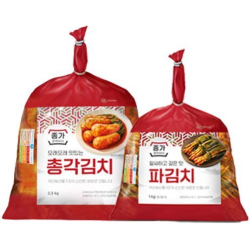 종가 총각김치 2.3kg + 파김치 1kg (1개)_이미지